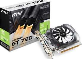 PCI-E MSI GeForce GT 730 N730-4GD3V2 4GB GDDR3 128bit 40nm 700/1000MHz DVI-I(HDCP)/HDMI/VGA RTL