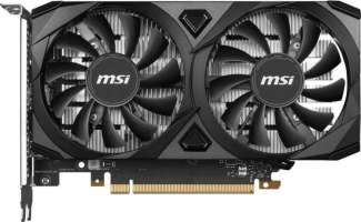 Видеокарта PCI-E MSI GeForce RTX 3050 VENTUS 2X E OC (RTX 3050 VENTUS 2X E 6G OC) 6GB GDDR6 96bit 8nm 1492/14000MHz 2*HDMI/DP