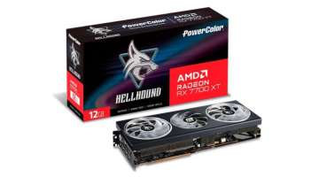 PCI-E PowerColor Radeon RX 7700XT 12G-L/OC Hellhound (RX7700XT 12G-L/OC) 12GB GDDR6 192bit 5nm 1603/18000MHz HDMI/3*DP Ret