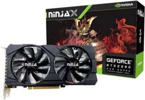 Видеокарта PCI-E Sinotex GeForce RTX 2060 Ninja (NF206FG66F) 6GB GDDR6 192bit 1365/14000MHz 12nm HDMI/DP/DVI