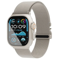 VLP Ремешок Milanese Band Pro для Apple Watch 42 / 44 / 45 / 49 мм, титановый