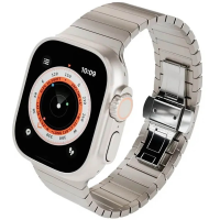 VLP Ремешок Titanium Band для Apple Watch 42 / 44 / 45 / 49 мм, серый
