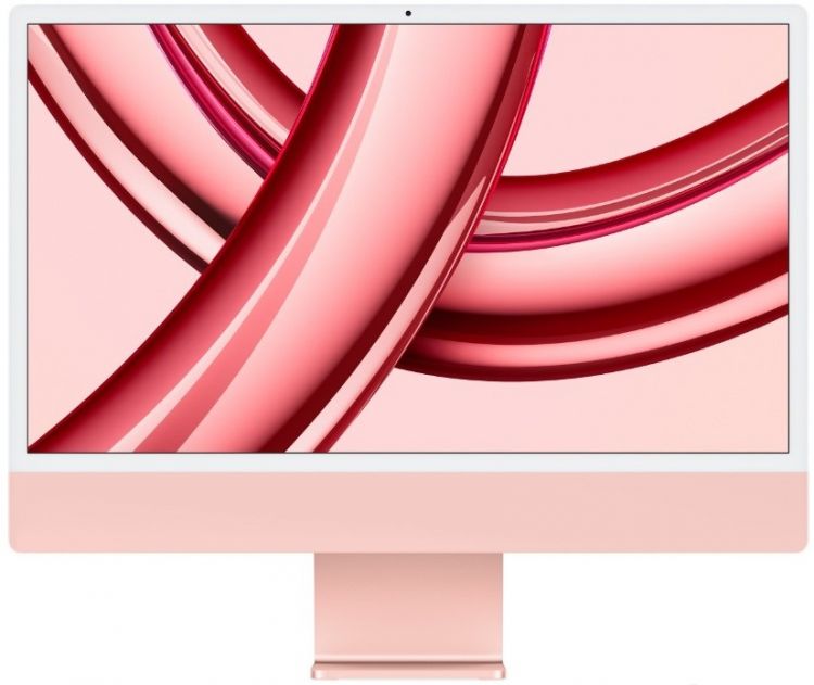 Моноблок 24'' Apple Imac 24 (2023) (MQRU3LL/A) with Retina 4.5K display: M3 chip with 8‑core CPU and 10‑core GPU, 8GB, 512GB SSD - Pink