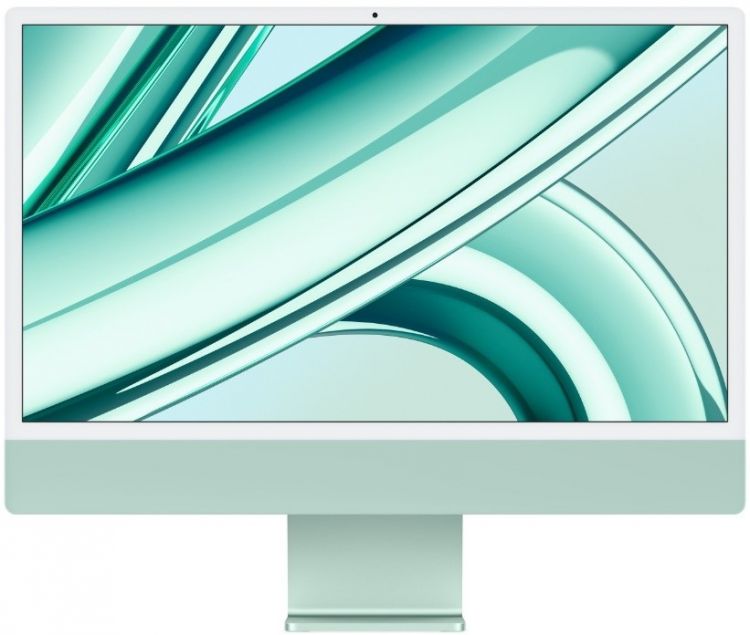 Моноблок 24'' Apple Imac 24 (2023) (MQRA3LL/A) with Retina 4.5K display: M3 chip with 8‑core CPU and 8‑core GPU, 8GB, 256GB SSD - Green