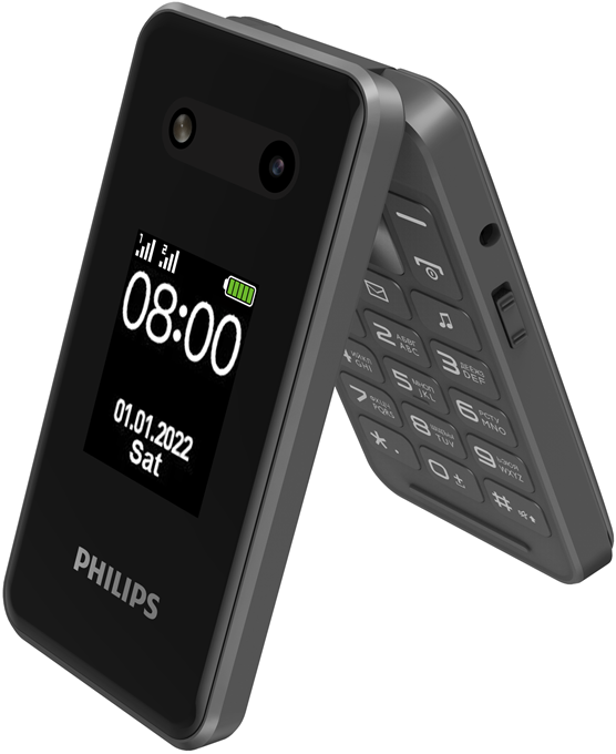 Телефон Philips Xenium E2602 темно-серый