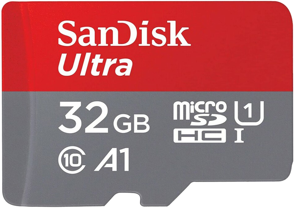 SanDisk Ultra 32Gb Class 10 Красно-серая