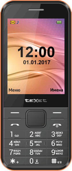 Texet Телефон Texet TM-302 Черный